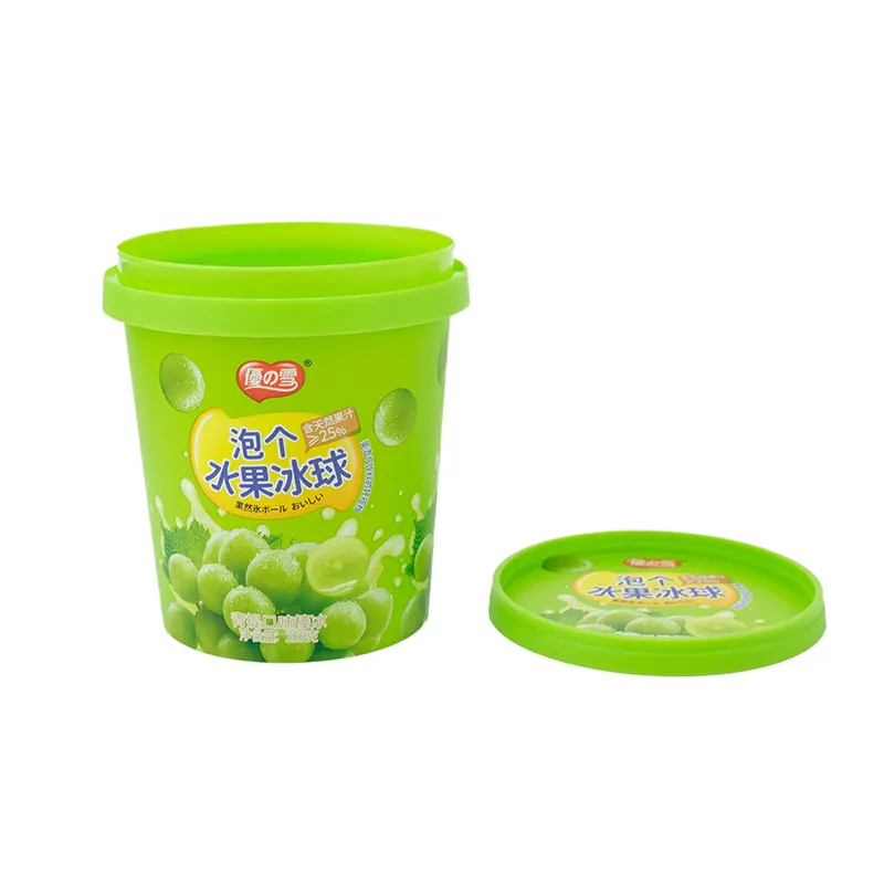 Stampaggio ad iniezione di etichette IML per contenitori per snack in PP