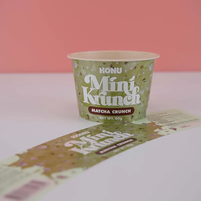 Etichetta IML per stampaggio ad iniezione di tazza di yogurt in PP